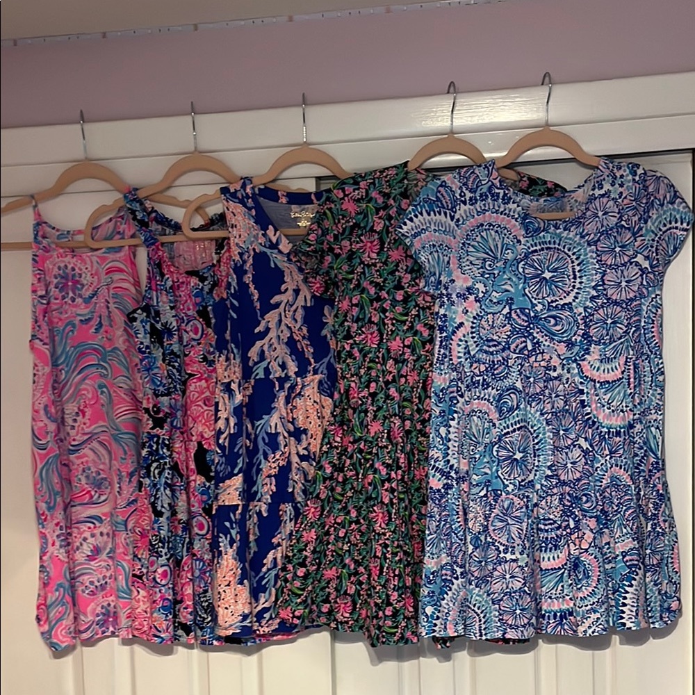 Set of 5 Girls Lilly Pulitzer Dresses